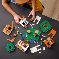 LEGO Minecraft The Modern Treehouse 21174 Giant Treehouse Building Kit Playset; Fun Toy for Minecraft-Gaming Kids; New 2021 (909 Pieces) - Additional view 4