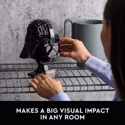 LEGO Star Wars Darth Vader Helmet Set  Mask Model Kit for Adults to Build and Display  Collectible Star Wars Home D?cor  75304