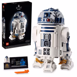 LEGO Star Wars R2-D2 75308 Droid Building Set for Adults  Collectible Display Model with Luke Skywalkers Lightsaber  Great Bi ...
