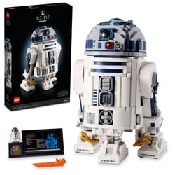 LEGO Star Wars R2-D2 75308 Droid Building Set for Adults  Collectible Display Model with Luke Skywalkers Lightsaber  Great Birthday for Husbands  Wive