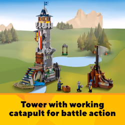 LEGO Creator 3 in 1 Medieval Castle Toy  Transforms from Castle to Tow - Additional view 4
