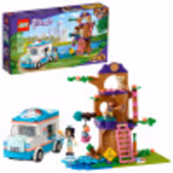 LEGO Friends Vet Clinic Ambulance 41445 Building Kit; Collectible Toy with Ambulance Rabbit and Kitten Toys Childrens Vet K ...