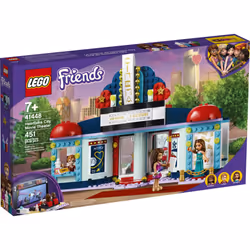LEGO Friends Heartlake City Movie Theater 41448 Building Kit; Great Birthday Gift for Kids Who Love Movies  New 2021 (451 Pieces)