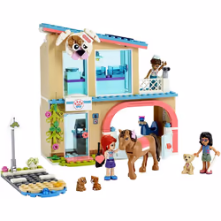 LEGO Friends Heartlake City Vet Clinic 41446 Building Kit; Animal Rescue Toy Makes a Great-Value Christmas  Holiday or Birthday Gift for Kids Who Love