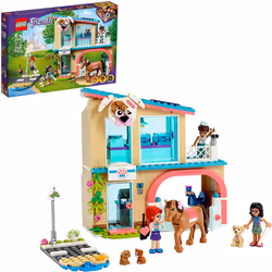 LEGO Friends Heartlake City Vet Clinic 41446 Building Kit; Animal Rescue Toy Makes a Great-Value Christmas  Holiday or Birthday Gift for Kids Who Love