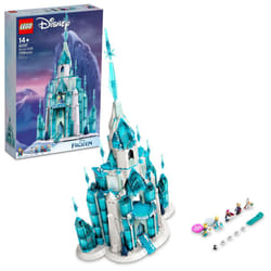 LEGO Disney Princess The Ice Castle Building Toy 43197 Disney Castle Kit to Build  Disney Gift Idea  Castle Toy for Kids Age 6+ Years Old with Frozen