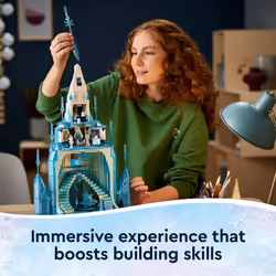 LEGO Disney Princess The Ice Castle Building Toy 43197 Disney Castle Kit to Build  Disney Gift Idea  Castle Toy for Kids Age 6+ Years Old with Frozen - Additional view 4