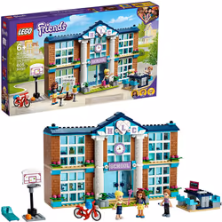 LEGO Friends Heartlake City School 41682 Building Kit; Pretend School Toy Fires Kids Imaginations and Creative Play; New 2021 ...