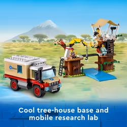 LEGO City Wildlife Rescue Camp 60307 Building Kit; Animal Playset; Top