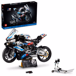 LEGO Technic BMW M 1000 RR 42130 Motorcycle Model Kit for Adults Build and Display Motorcycle Set with Authentic Features M ...