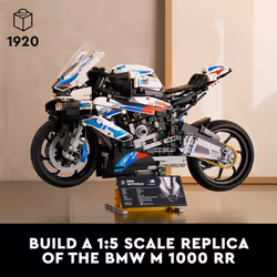 LEGO Technic BMW M 1000 RR 42130 Motorcycle Model Kit for Adults  Build and Display Motorcycle Set with Authentic Features  Motorcycle Gift Idea