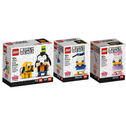 Lego Brickheadz Disney Pluto + Goofy (40378)  Daisy Duck (40476) & Donald Duck (40377) Exclusive Bundle
