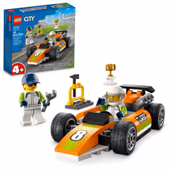 LEGO City Great Vehicles Race Car 60322 F1 Style Toy for Preschool Ki