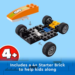 LEGO City Great Vehicles Race Car  60322 F1 Style Toy for Preschool Ki