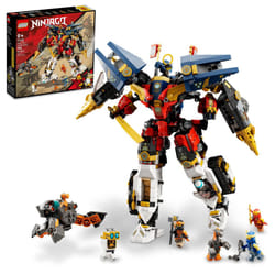 LEGO NINJAGO Ninja Ultra Combo Mech 4 in 1 Set 71765 with Toy Car  Jet Plane and Tank Toys Plus 7 Minifigures
