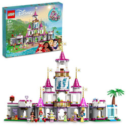 LEGO Disney Princess Ultimate Adventure Castle Building Toy 43205  Kids Can Build a Toy Disney Castle  Disney Gift Idea for Boys Girls with 5 Disney P