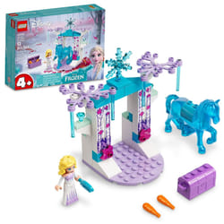 LEGO Disney Princess Elsa and The Nokks Ice Stable Building Toy 43209 Disney Frozen Toy with Buildable Toy Horse Figure and Mini Doll  Starter Bricks