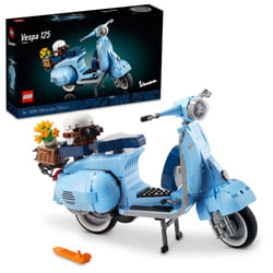 LEGO Icons Vespa 125 Scooter Model Building Kit  Iconic Vintage Italian Moped Model  Relaxing Build and Display Hobby Set for Adults  Makes a Great Gi