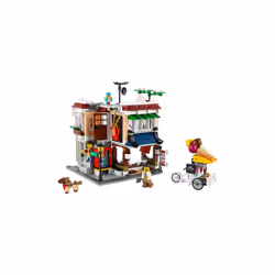 LEGO Creator 3 in 1 Downtown Noodle Shop House  Transforms from Noodle Shop to Bike Shop to Arcade  Modular Building Set  Toy Gift for Kids 8 Years an