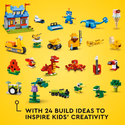 LEGO Classic Build Together 11020 Creative Building Toy Set for Kids  Girls  and Boys Ages 5+ (1 601 Pieces)