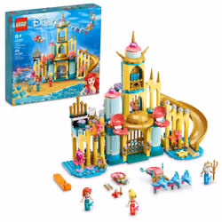 LEGO Disney Princess Ariels Underwater Palace 43207 Buildable Castle Toy Present Idea for Kids Girls and Boys Aged 6+ with ...