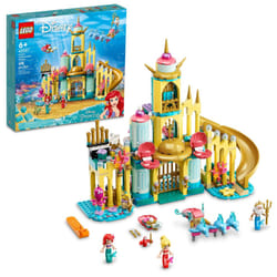 LEGO Disney Princess Ariels Underwater Palace 43207  Buildable Castle Toy  Present Idea for Kids  Girls and Boys Aged 6+ with The Little Mermaid Mini-