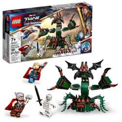 Lego Marvel Attack on New Asgard  Thor Buildable Toy 76207 with Hammer