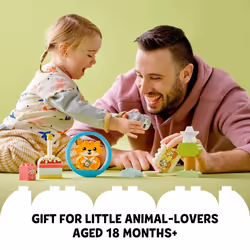 LEGO DUPLO My First Puppy & Kitten with Sounds 10977 Pet Animal Toys for Toddlers 1 .5-3 Years Old  Early Development Set with Large Bricks - Additional view 4