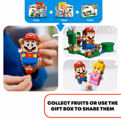 LEGO Super Mario Yoshi's Gift House Expansion Building Toy Set 71406 - Featuring Iconic Yoshi and Monty Mole Figures  Great Gift for Boys  G