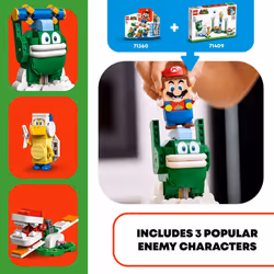 LEGO Super Mario Big Spikes Cloudtop Challenge Expansion Set 71409  Collectible Toy for Kids with 3 Figures Including Boomerang Bro and Pira