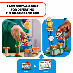 LEGO Super Mario Big Spikes Cloudtop Challenge Expansion Set 71409  Collectible Toy for Kids with 3 Figures Including Boomerang Bro and Pira