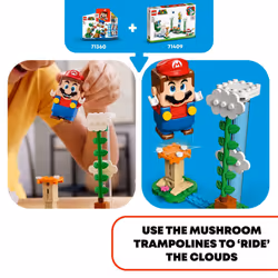 LEGO Super Mario Big Spikes Cloudtop Challenge Expansion Set 71409  Collectible Toy for Kids with 3 Figures Including Boomerang Bro and Pira - Additional view 4