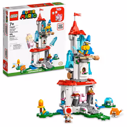 LEGO Super Mario Cat Peach Suit and Frozen Tower Expansion Set 71407 B