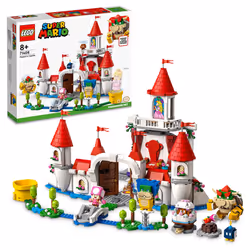 Lego Super Mario Peachs Castle Expansion Set 71408  Buildable Game Toy  Gifts for Kids Aged 8 Plus with Time Block Plus Bowse ...