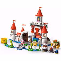 Lego Super Mario Peachs Castle Expansion Set 71408  Buildable Game Toy  Gifts for Kids Aged 8 Plus with Time Block Plus Bowser and Toadette Figures  t