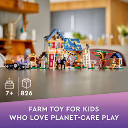 LEGO Friends Organic Farm House Set 41721 with Toy Horse  Stable  Trac