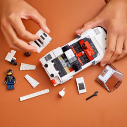 Lego Speed Champions Lamborghini Countach 76908  Race Car Toy Model Replica  Collectible Building Set with Racing Driver Minifigure
