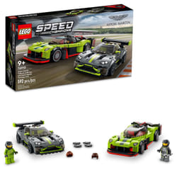 LEGO Speed Champions Aston Martin Valkyrie AMR Pro & Vantage GT3 2 Collectible Model 76910 - Race Car and Toy Set  Includes 2 Driver Minifigures  Grea
