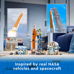 LEGO City Rocket Launch Center Building Toy Set 60351  NASA-Inspired S