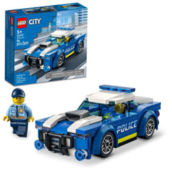 LEGO City Police Car Toy 60312 for Kids 5 plus Years Old with Officer Minifigure  Small Gift Idea  Adventures Series  Car Chase Building Set