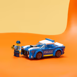 LEGO City Police Car Toy 60312 for Kids 5 plus Years Old with Officer Minifigure  Small Gift Idea  Adventures Series  Car Chase Building Set