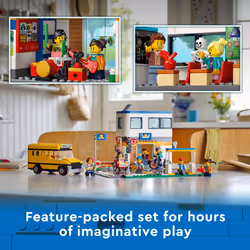 LEGO City School Day 60329 Building Kit; Toy School Playset with 2 Cit