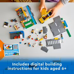 LEGO City School Day 60329 Building Kit; Toy School Playset with 2 Cit