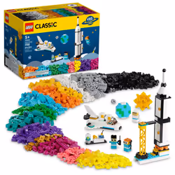LEGO Classic Space Mission 11022 Building Set; Includes 10 Space Toy Mini Builds in 1 Playset for Ages 5+ (1 700 Pieces)