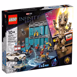 LEGO The Infinity Saga: Marvel Baby Groot & Iron Man Co-Pack - 2 in 1  Instruction Manual included