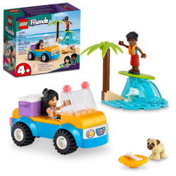 LEGO Friends Beach Buggy Fun 41725 Building Toy Set  Creative Fun for Toddlers Ages 4+  with 2 Mini-Dolls  Pet Dog and Dolphin Figures  a Beach Buggy
