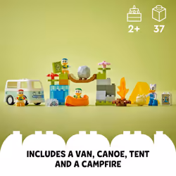 LEGO DUPLO Disney Mickey and Friends Camping Adventure 10997 Toddler Building Toy Set  Features 4 DUPLO Toy Figures: Daisy Duck  Huey  Dewey and Louie