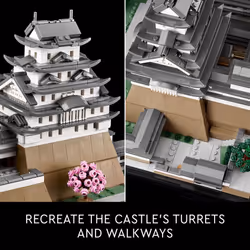 LEGO Architecture Landmarks Collection: Himeji Castle 21060 Building Set  Build & Display this Collectible Model for Adults  Fun Gift for Lovers of Ja