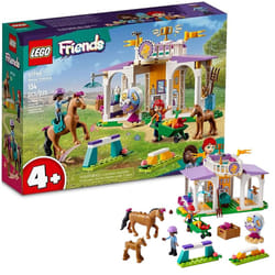 LEGO Friends Horse Training 41746 Toddler Building Toy  Great Birthday Gift for Ages 4+ with 2 Mini-Dolls  Stable  2 Horse Characters and Animal Care