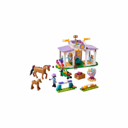 LEGO Friends Horse Training 41746 Toddler Building Toy  Great Birthday Gift for Ages 4+ with 2 Mini-Dolls  Stable  2 Horse Characters and Animal Care